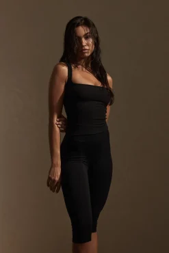 Acadia Cropped Legging - Black