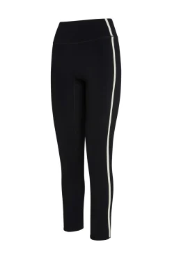 Acadia Legging 27" - Black/Ivory