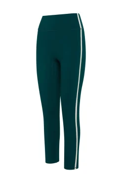 Acadia Legging 27" - Evergreen/Ivory