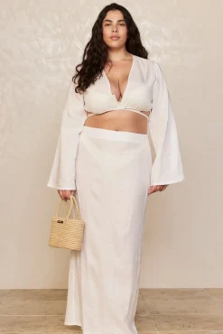 Azores Top - White Linen