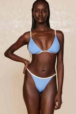 Barbados Top - Azure/Ivory