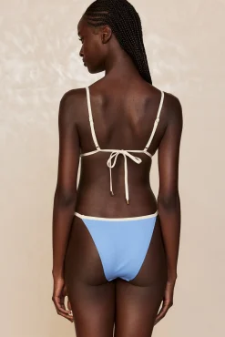 Barbados Top - Azure/Ivory