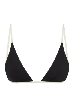 Barbados Top - Black/Ivory