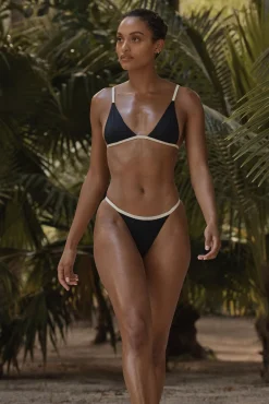 Barbados Top - Black/Ivory