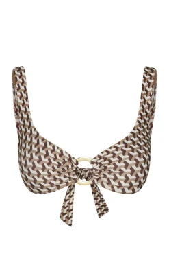 Barbuda Top - Husk Geo