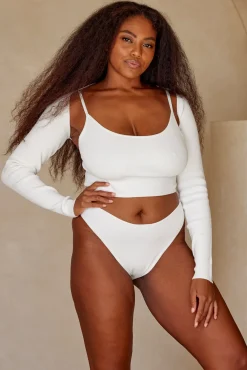 Bel Air Knitwear Bottom - White Rib