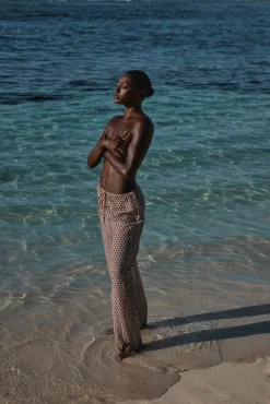 Belize Pant - Husk Geo