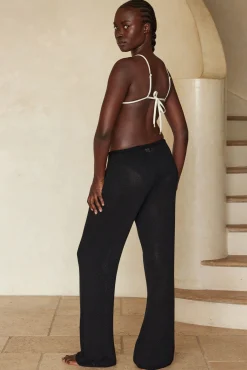 Belize Pant Open Knit - Black