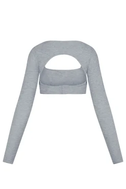 Bellevue Top - Heather Grey