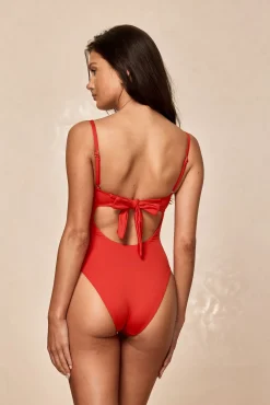 Bordeaux One Piece - Chili Pepper