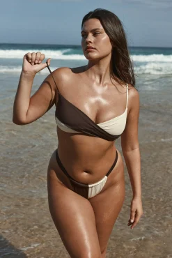 Bordeaux Top - Espresso/Ivory