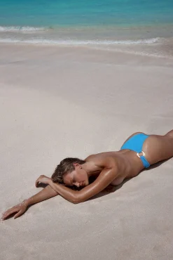 Bronte Bottom - Azure Crinkle