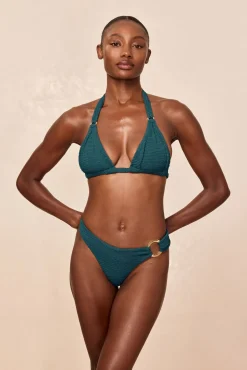 Bronte Bottom - Evergreen Crinkle