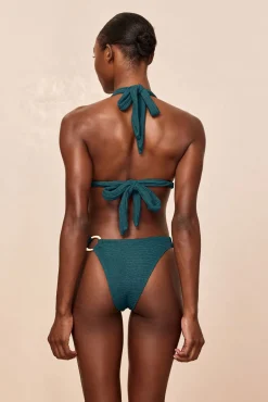 Bronte Bottom - Evergreen Crinkle