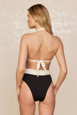 Bronte Top - Black/Ivory