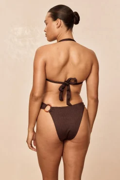 Bronte Top - Espresso Wide Rib