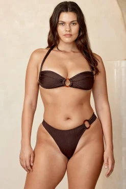 Bronte Top - Espresso Wide Rib