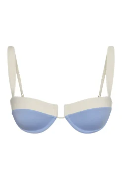 Cala Roja Top - Azure/Ivory