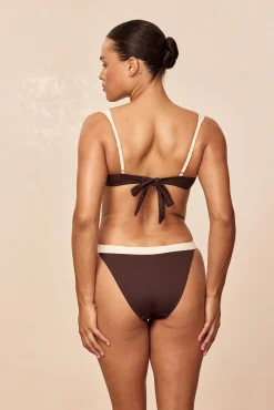 Cala Roja Top - Espresso/Ivory