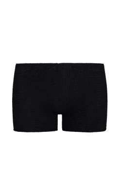 Cali Short - Black Crinkle