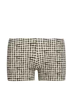 Cali Short - Black Gingham
