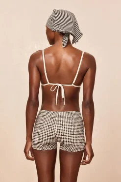 Cali Short - Black Gingham