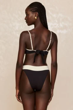 Capri Top - Black/Ivory