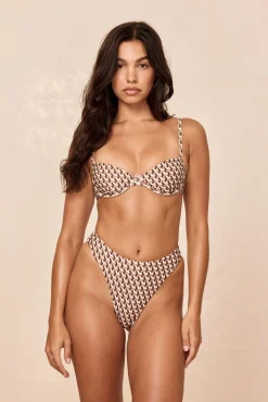 Capri Top - Husk Geo