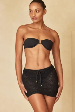 Cartagena Skirt - Black Lace Crochet