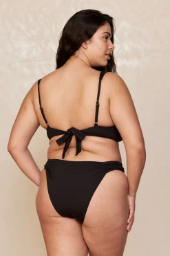 Clovelly High Leg Bottom - Black