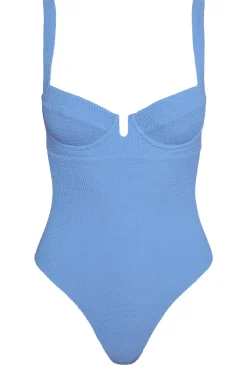 Clovelly One Piece - Azure Crinkle