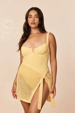 Clovelly One Piece - Honey Crinkle