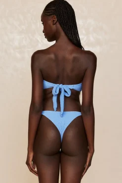 Costa Rica Top - Azure Crinkle