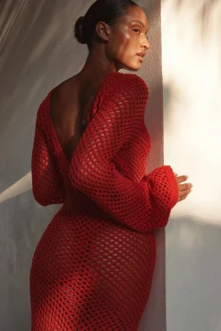 Cozumel Dress - Chili Pepper Petit Crochet