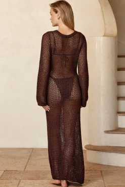 Cozumel Dress - Espresso Petit Crochet