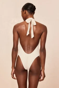 Cyprus One Piece - Ivory Crochet