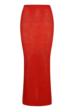 Fontelina Skirt - Chili Pepper Lace Crochet