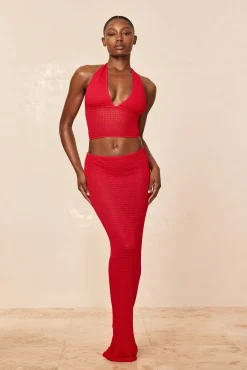 Fontelina Skirt - Chili Pepper Lace Crochet