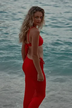 Fontelina Skirt - Chili Pepper Lace Crochet