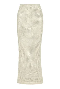 Fontelina Skirt - Ivory Petit Crochet
