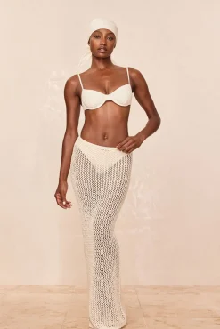 Fontelina Skirt - Ivory Petit Crochet