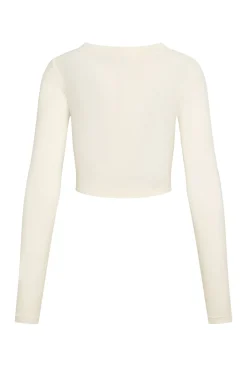Hayworth Long Sleeve - Ivory Lightweight Rib