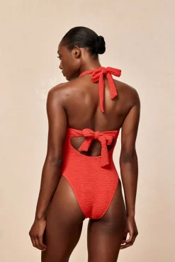 Honolulu One Piece - Chili Pepper Crinkle