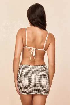 Jamaica Sarong - Black Gingham