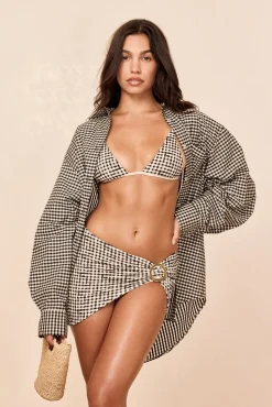 La Jolla Shirt - Black Gingham