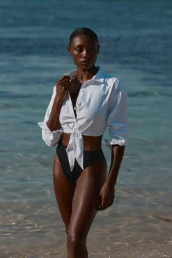 La Jolla Tie Shirt - White