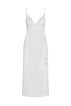Levanzo Dress - White Linen