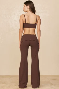 Melrose Flared Legging Long - Espresso