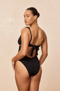 Milos One Piece - Black/Ivory