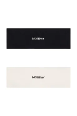 Monday Headband Set - Black/Ivory